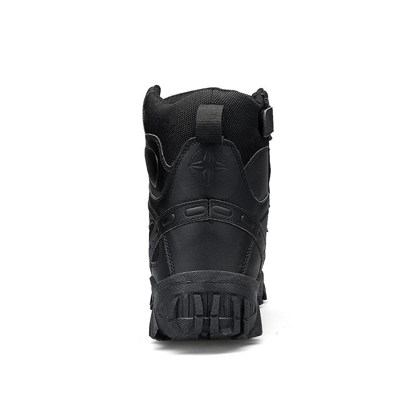 (🛒BLACK FRIDAY SPECIAL-70%OFF)Men's  Winter Anti-Puncture Wide Toe Combat Boots Waterproof Non-Slip Orthopedic Support Work Boots