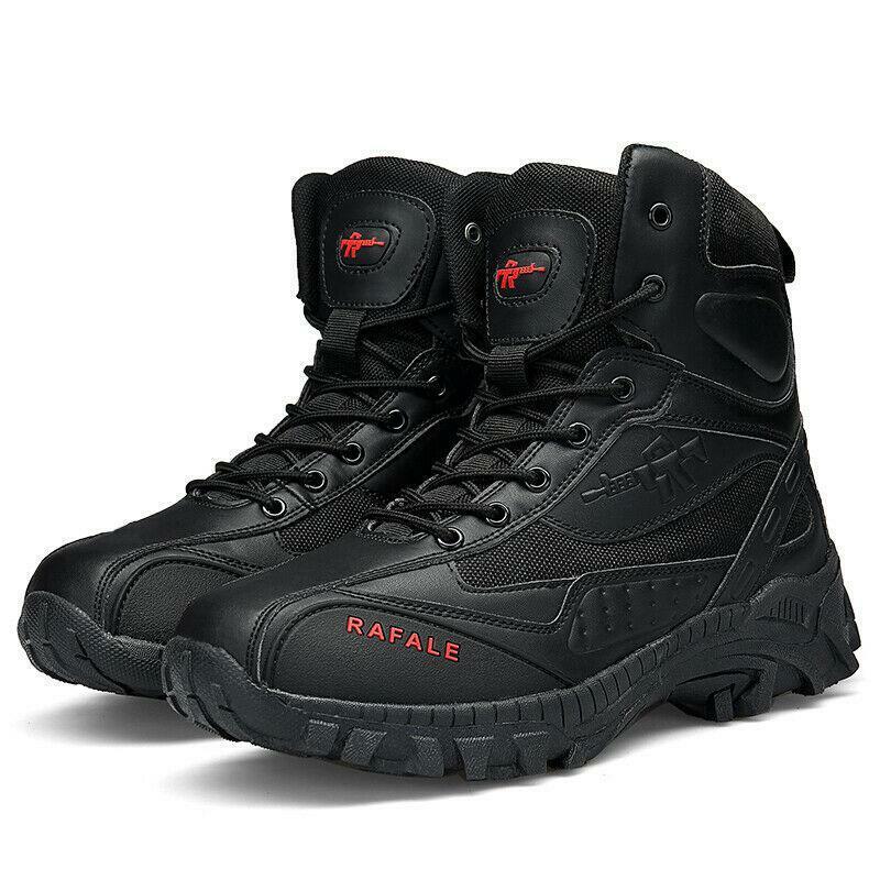 (🛒BLACK FRIDAY SPECIAL-70%OFF)Men's  Winter Anti-Puncture Wide Toe Combat Boots Waterproof Non-Slip Orthopedic Support Work Boots