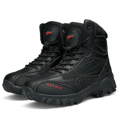 (🛒BLACK FRIDAY SPECIAL-70%OFF)Men's  Winter Anti-Puncture Wide Toe Combat Boots Waterproof Non-Slip Orthopedic Support Work Boots